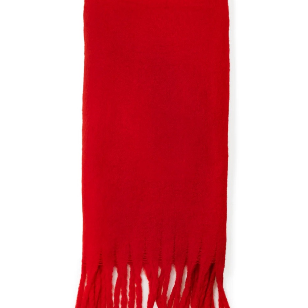 Hat Attack Vibrant Red Scarf